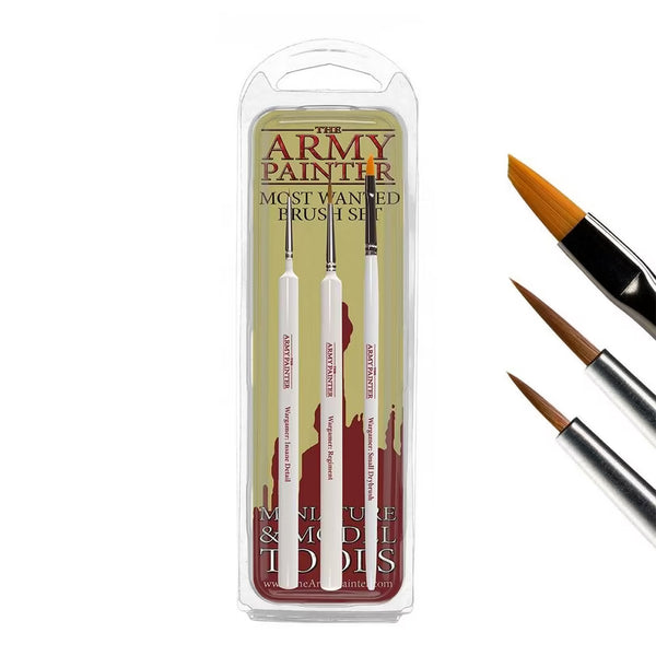 The Army Painter: Most Wanted Brush Set - 1
