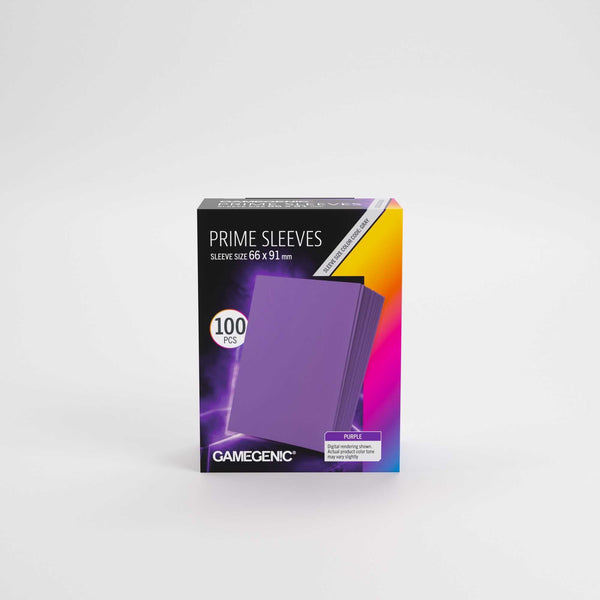 Gamegenic Prime Sleeves Purple 66x91 (100 ct.) - 1