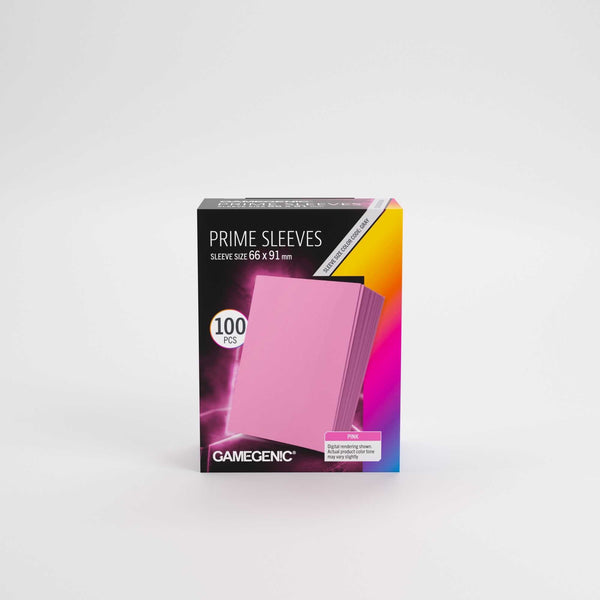 Gamegenic Prime Sleeves Pink 66x91 (100 ct.) - 1