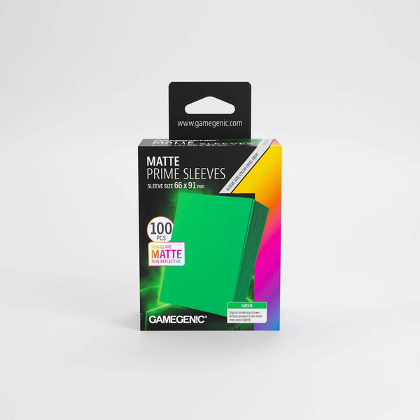 Gamegenic Matte Prime Sleeves Green 66x91 (100 ct.) - 1