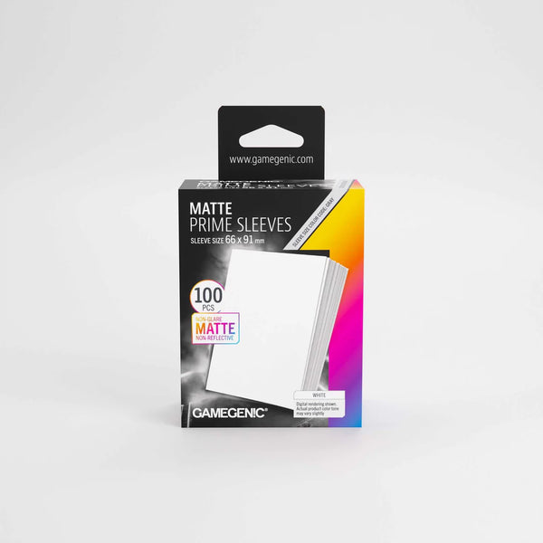 Gamegenic Matte Prime Sleeves White 66x91 (100 ct.) - 1