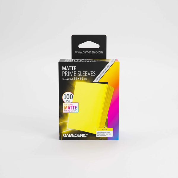 Gamegenic Matte Prime Sleeves Yellow 66x91 (100 ct.) - 1