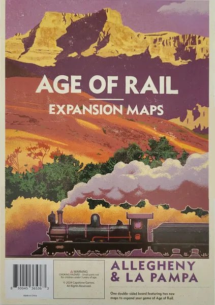 Age of Rail: Allegheny & La Pampa - Expansion Map - 1