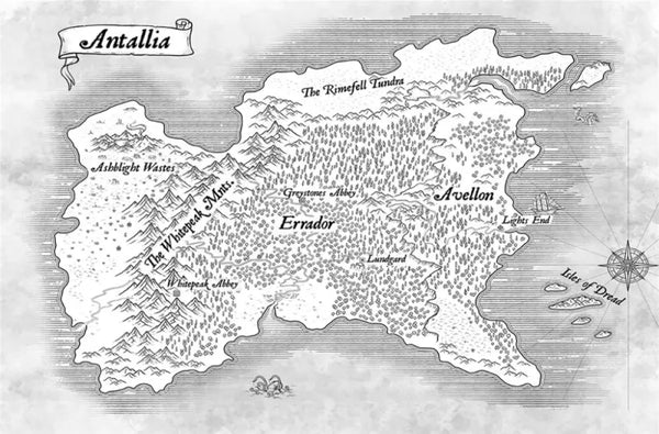 Dark Forest: Folding World Map - 1