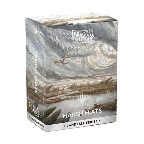 Dragon Shield: Dual Matte Art Sleeves - Magic: The Gathering Landfall Series - Marsh Flats - Standard Size (100) - 1