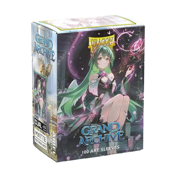 Dragon Shield: Matte Art Sleeves - Grand Archive - Ariel, Archangel of Natura - Standard Size (100) - 1