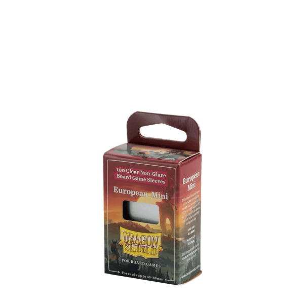 Dragon Shield: Non-Glare Clear Board Game Sleeves - European Mini - 1