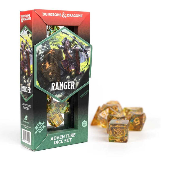 Dungeons & Dragons Adventure Dice Set - Ranger: Gold - 1