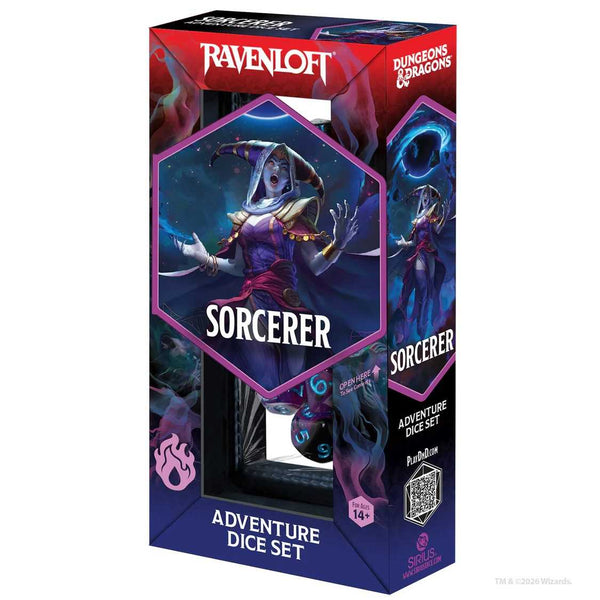 Dungeons & Dragons Adventure Dice Set - Sorcerer (Purple) - 1