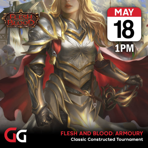 Flesh and Blood TCG: Armoury Event - Classic Constructed | 18th May 2024 | Skipton - Gathering Games