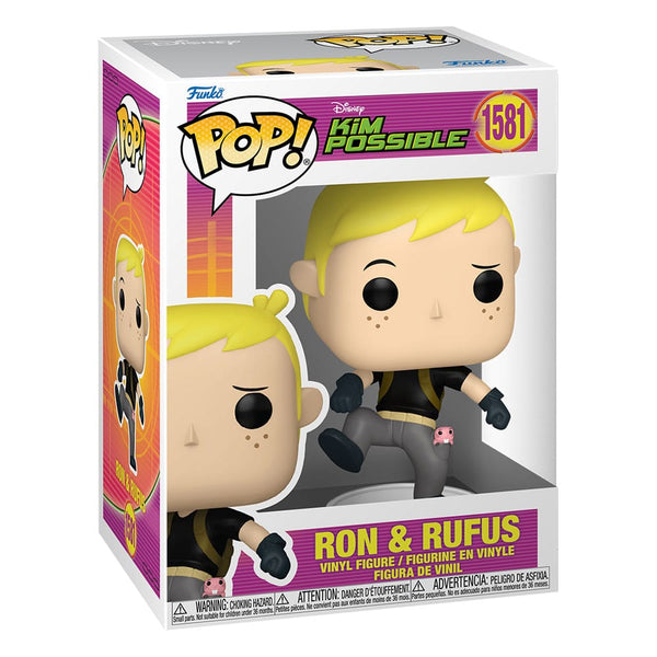 Funko POP! Disney 1581: Kim Possible - Ron & Rufus - 1