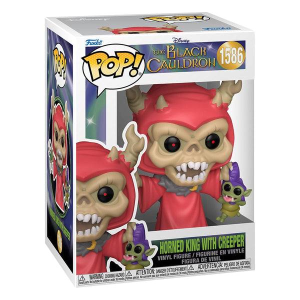 Funko POP! Disney 1586: The Black Cauldron - Horned King with Creeper - 1