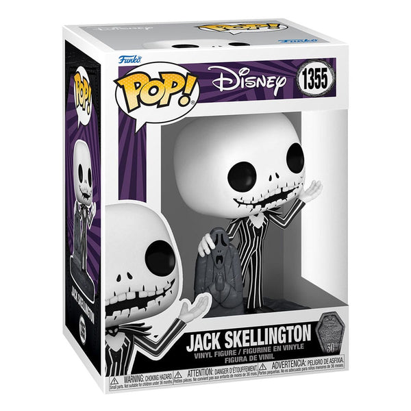 Funko Pop! Disney Vinyl: Nightmare before Christmas 30th POP! Jack with Gravestone - 1