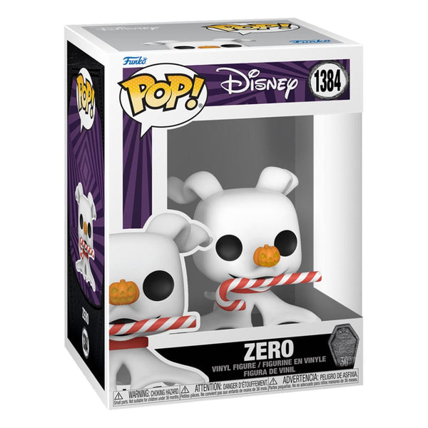 Funko Pop! Disney Vinyl: Nightmare before Christmas 30th POP! Zero with Candy Cane - 1
