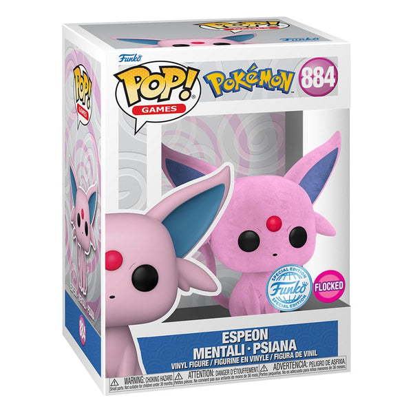 Funko POP! Games 884: Pokemon - Espeon (Flocked) - 1