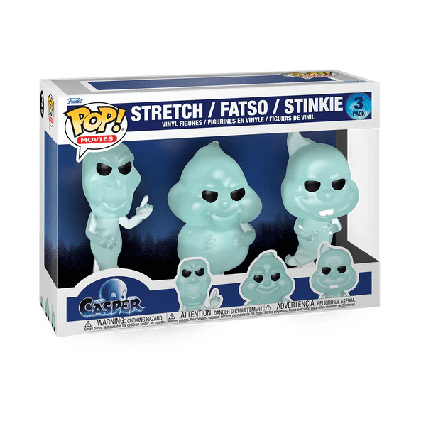 Casper フィギュアセット Fatso Stretch Stretch / Fatso / Stinkie - Casper 30th Anniversary | Funko POP