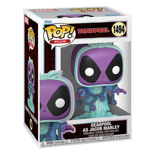 Funko Pop! Plus Marvel 1494: Deadpool as Jacob Marley - 1