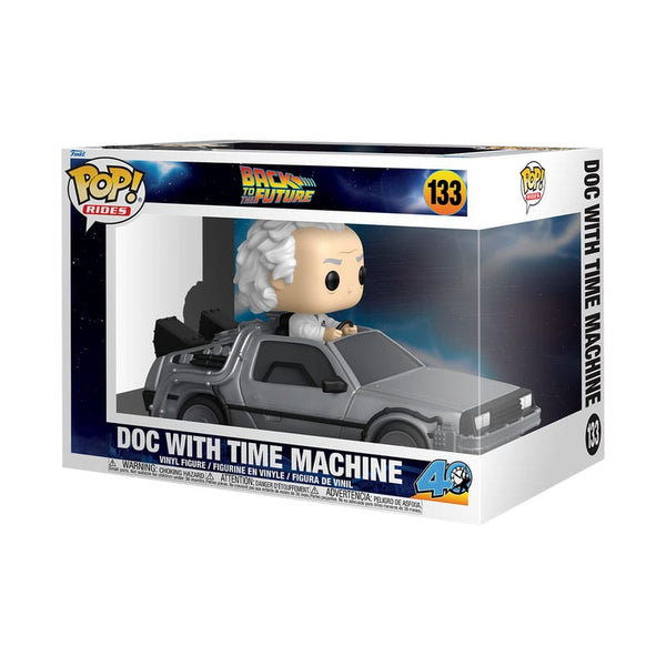 Funko POP! Rides 133: Back to the Future - Doc with Time Machine - 1