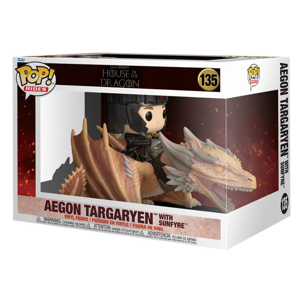 Funko POP! TV 135: House of the Dragon Rides - Aegon Targaryen & Sunfyre - 1