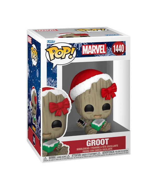 Funko Pop! Vinyl: Marvel POP! Holiday Groot - 1
