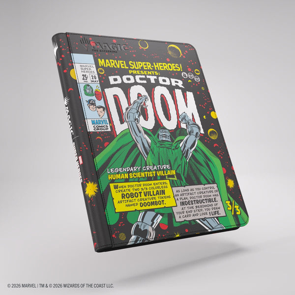 Gamegenic - Magic: The Gathering Marvel Super Heroes Zip-Up 18-Pocket Album - Doctor Doom/Spider-Man - 1