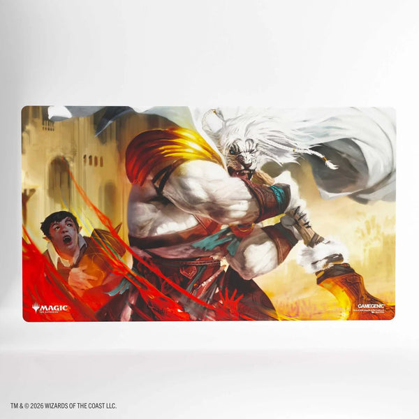 Gamegenic - Magic: The Gathering Secrets of Strixhaven Prime Playmat - Ajani's Response - 1