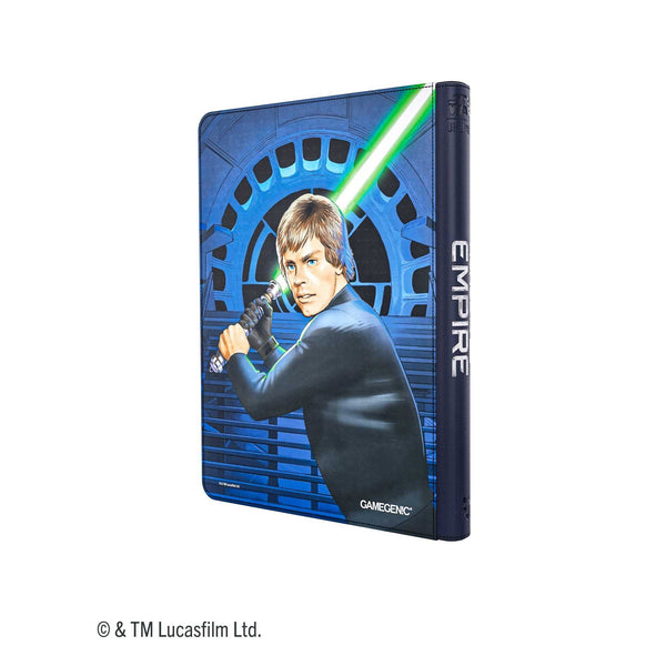 Gamegenic - Star Wars: Unlimited - Jedi Luke Skywalker & Emperor Palpatine 18-Pocket Zip-Up Album - 1