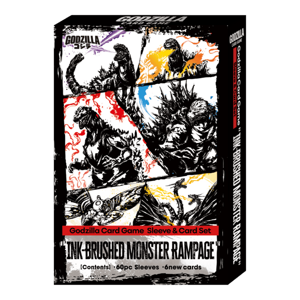 Godzilla Card Game: Sleeve & Card Set - Ink-Brushed Monster Rampage - 1