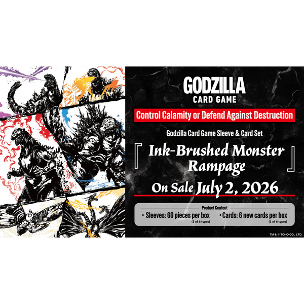 Godzilla Card Game: Sleeve & Card Set - Ink-Brushed Monster Rampage - 1