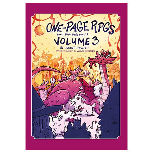 Grant Howitt's One Pagers Volume 3 - One-Page RPGs - 1