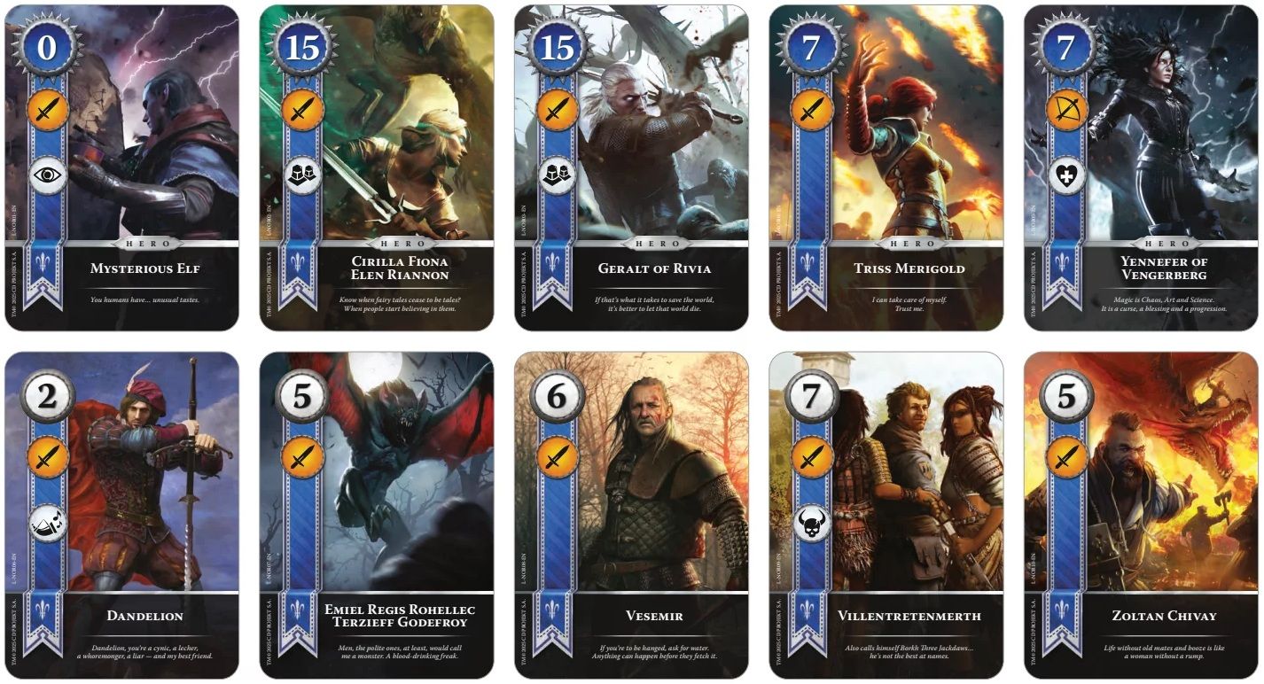 10 Legendary Ballad Northern Realms Booster Pack | Gwent