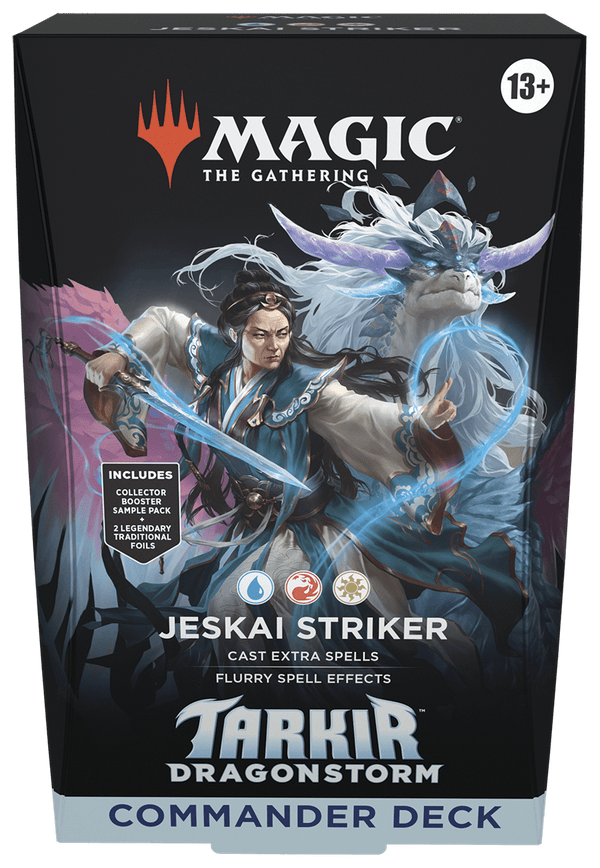 Magic The Gathering: Tarkir: Dragonstorm - Jeskai Striker Commander Deck - 1