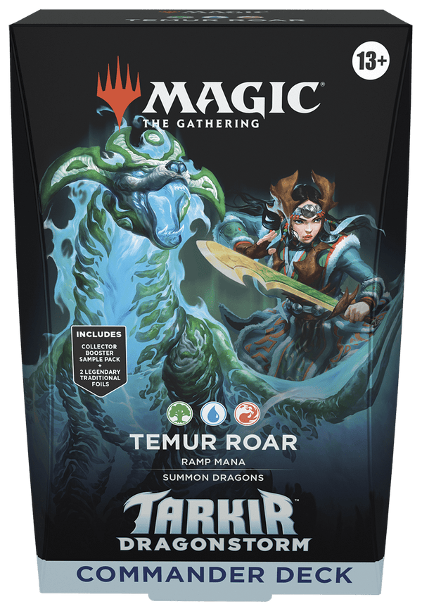 Magic The Gathering: Tarkir: Dragonstorm - Temur Roar Commander Deck - 1