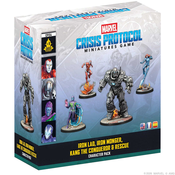 Marvel: Crisis Protocol - Iron Lad, Iron Monger, Kang The Conqueror & Rescue - 1