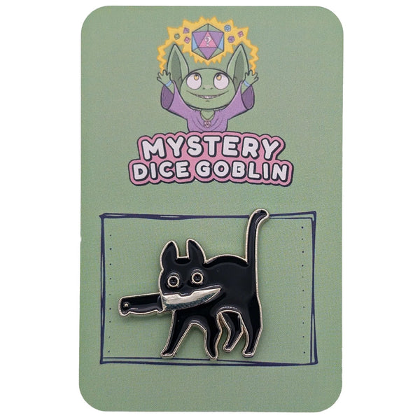 Mystery Dice Goblin - Enamel Pins - Cats - 2