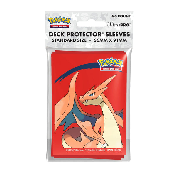 Pokemon: Mega Charizard Y - Standard Deck Protector Sleeves (65pk) - 1