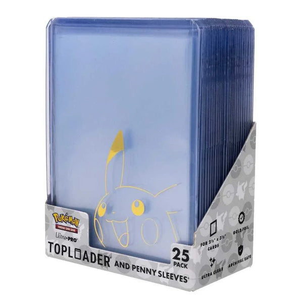 Pokémon Pikachu Toploader & Penny Sleeves Combo Pack (25 Pack) - 1