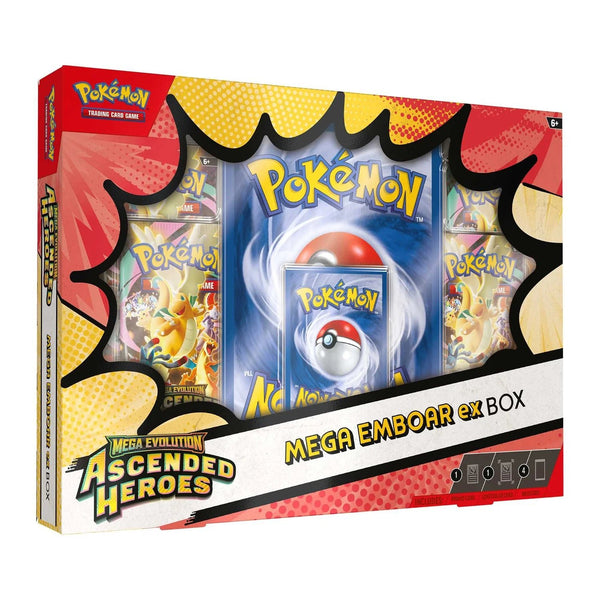 Pokemon TCG: Mega Evolution 2.5 - Ascended Heroes Mega Emboar ex Box - 1