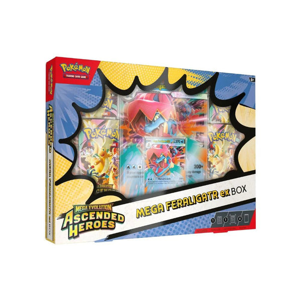 Pokemon TCG: Mega Evolution 2.5 - Ascended Heroes Mega Feraligatr ex Box - 1
