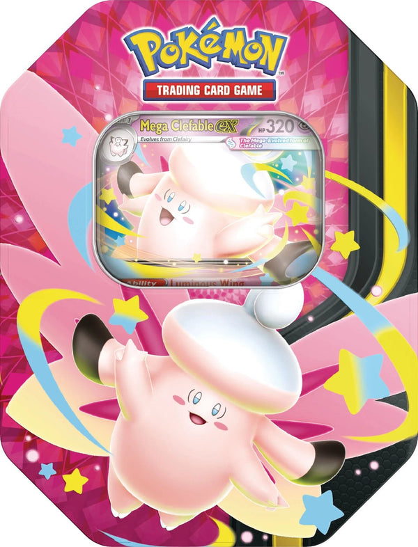 Pokemon TCG: Mega Moonlit Tin - Mega Clefable ex - 1