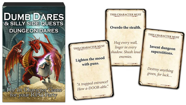 Dumb Dares & Silly Side Quests: Dungeon Dares Pack - The In Character game for your RPG Party - 1