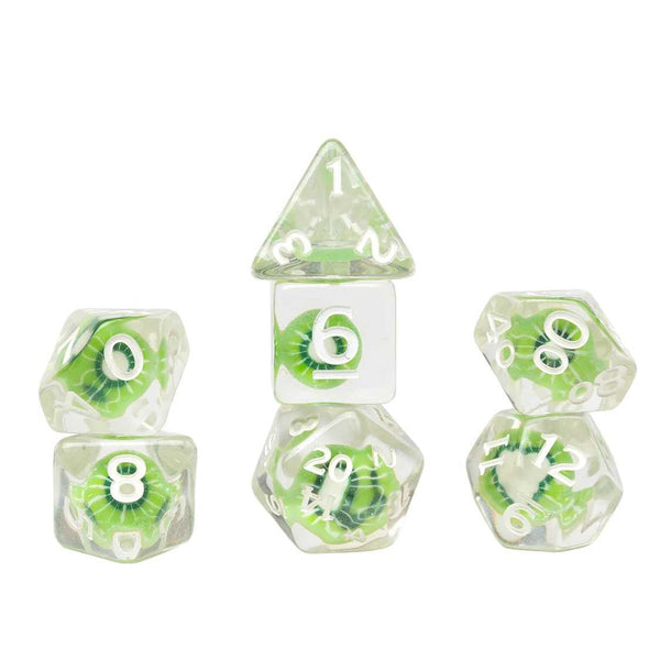 Sirius Dice: Fruit Slice Dice Set - Kiwi - 1