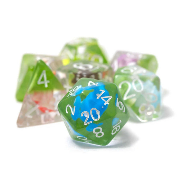 Sirius Dice: Mushroom Village 7-Piece Polyhedral Dice Set - 1