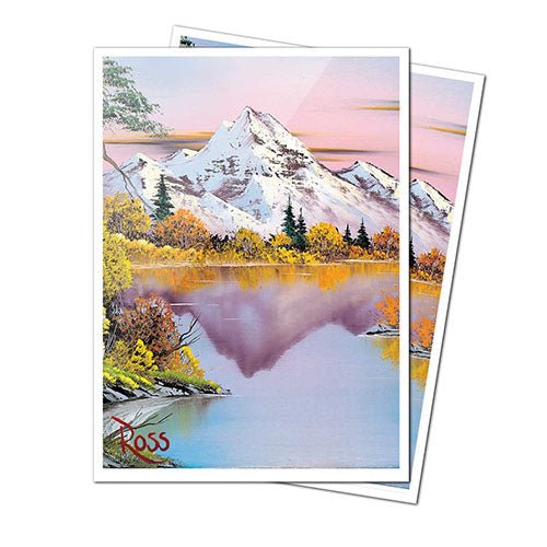 Ultra Pro: 105ct Apex Deck Protector Sleeves - Bob Ross Mighty Mountain Lake - 1