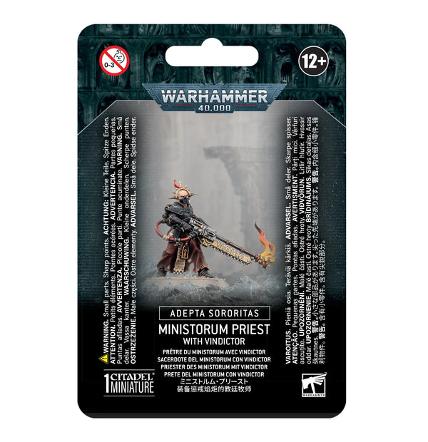 Warhammer 40K: Adepta Sororitas - Ministorum Priest With Vindictor - 1