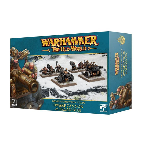 Warhammer The Old World: Dwarfen Mountain Holds - Dwarf Cannon & Organ Gun - 1
