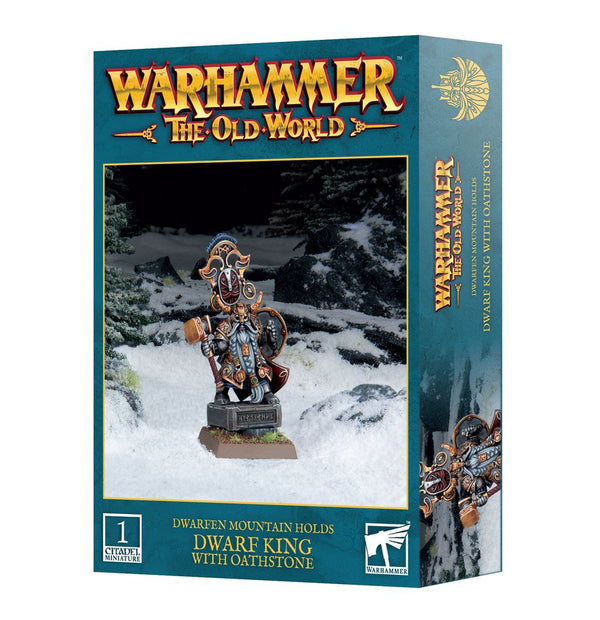 Warhammer The Old World: Dwarfen Mountain Holds - Dwarf King With Oathstone - 1