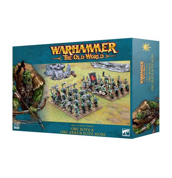 Warhammer The Old World: Orcs & Goblin Tribes - Orc Boyz & Orc Arrer Boyz Mobz - 1