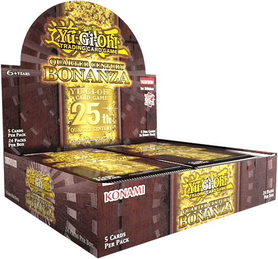 yugioh quarter century bonanza booster box 1st edition Quarter Century Bonanza Booster Box - Yu-Gi-Oh! TCG