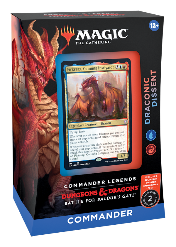 Magic The Gathering - Commander Legends Battle For Baldur's Gate Commander Deck - Draconic Dissent - 1